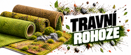Grass Mats a hotové travní trsy pro podstavce, dioramata a herní terény